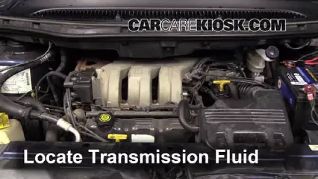 2000 Plymouth Voyager 3.3L V6 Transmission Fluid Check Fluid Level
